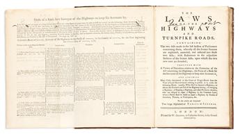 Great Britain, Laws Governing Roadways. The Laws of the Highways and Turnpike Roads.
